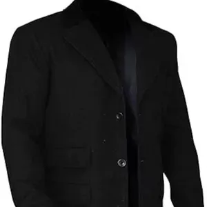 Vêtements en laine pour hommes Peaky Blinders Thomas Shelby Trench Coat-Manteau long chaud, Manteau en laine pour hommes, Manteau en laine noir pour hommes