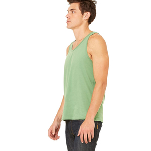 Profesional Custom Mae Tank Tops Mans Premium Basic Solid Athletic Jersey Tank Top BELLA + CANVAS - Jersey Tank - 3480 Tops - Product Image 3