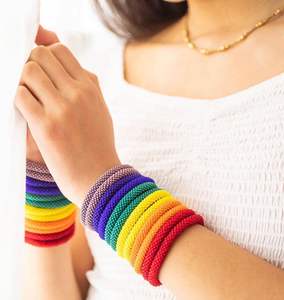 Napali Mix Color Roll Pulseras pulsera de cuentas de vidrio de primera calidad - Product Image 4