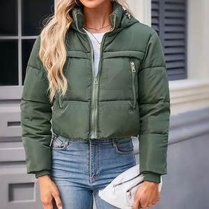 Chaqueta Acolchada Gruesa y Acogedora para Mujer, Manga Larga, Ropa Exterior Informal, Ligera, Transpirable, Resistente al Viento, Ecológica, para Invierno - Product Image 4