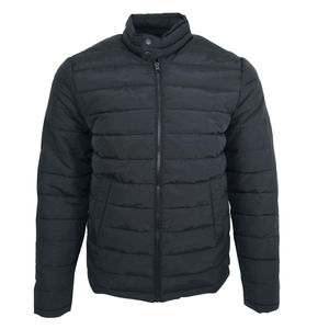 <b>Men's</b> Plus Size Casual Winter Puffer <b>Jacket</b> High Fabric Printed Logo Bubble Design Hooded Front Logo <b>Long</b> Pocket Winter - Product Image 5