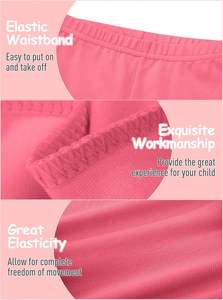 Leggings Urban Flow para Bebés Niñas Pequeñas, Tejido Elástico Suave al Tacto, Transpirable, de Cintura Alta, Cómodas y Flexibles - Product Image 3