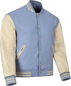 Meilleure vente de veste de baseball grande taille pour hommes personnalisée OEM College Varsity cuir style hiver longue toile dernière conception - Product Image 2