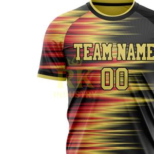 Envío Inmediato Camisetas de Fútbol Sublimadas Personalizadas de la Mejor Calidad Manga Corta Cuello Redondo Ajuste Atlético Diseño Personalizado Disponible 100% - Product Image 2