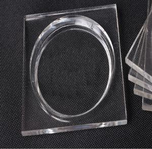 Sous-verres ronds en acrylique transparent de dernière conception avec taille personnalisée, parfaits pour les tasses de cuisine élégantes et la décoration de table - Product Image 4