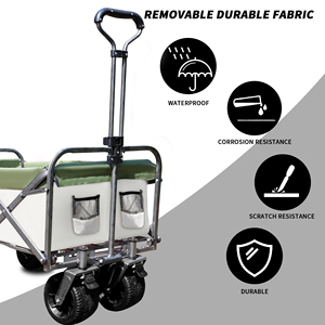 Direct de l'usine <span class=keywords><strong>beau</strong></span> <span class=keywords><strong>chariot</strong></span> pliable portable en acier inoxydable <span class=keywords><strong>chariot</strong></span> personnalisable OEM <span class=keywords><strong>jardin</strong></span> plage Camp utilitaire Wagon plate-forme - Product Image 5