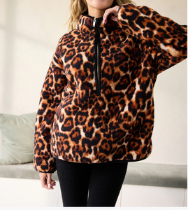 Suave Sherpa polar otoño nueva mujer Casual pulóver manga larga cuello redondo media cremallera pulóver sudadera para mujer - Product Image 1