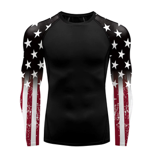 Qualité supérieure Nouveau design pour hommes Personnaliser confortable MMA Rash Guard Manches longues MMA Rash Guard Doux et frais Active Wear - Product Image 5