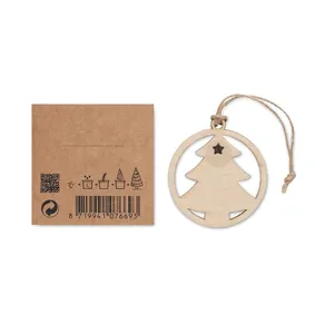 ARSEED Decorazioni Natalizie Ecologiche in Legno, Palline Ornamentali per Albero - Product Image 5