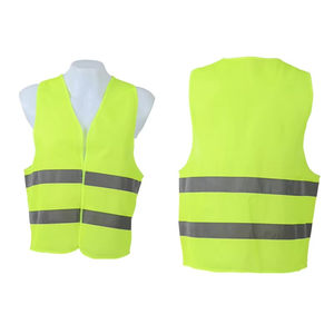 Chaleco DE SEGURIDAD reflectante de alta visibilidad con logotipo personalizado, ropa de trabajo de verano impermeable para construcción industrial en carretera - Product Image 1