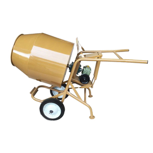 Meilleur prix de vente Mini bétonnière portable avec 2 roues de transport facilitant le déplacement sur le site - Product Image 4