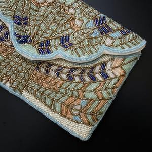 Bolsos bordados con cuentas personalizados al por mayor para fiesta bolsos de mano bordados con cuentas hechos a mano de lujo para eventos - Product Image 4