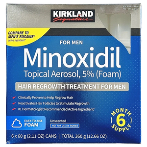 Kirklanding 5% Solución Líquida Espumosa de Minoxidil para Hombres y Mujeres, Vencimiento Nov 2027 - Product Image 1