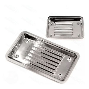 Nouveaux instruments de détartreurs dentaires de haute qualité plateau en acier inoxydable options de taille multiples plateau de support d'instruments creux - Product Image 2