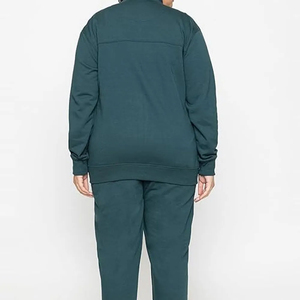 Ensemble de survêtement pour femmes, streetwear, jogging, 100% coton, séchage rapide, taille élastique, personnalisable OEM ODM, vente en gros, ensemble tendance - Product Image 2