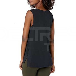 Hauts de yoga sans manches pour femmes de haute qualité haut de yoga à séchage rapide respirant et dernière conception en gros pas cher - Product Image 2