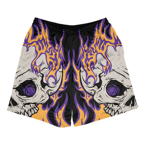 High Street Hommes Gym Shorts Logo Personnalisé 100% Polyester Jogger Sweat Shorts Taille Élastique pour Sports D'été Natation Plage Utiliser Maille - Product Image 3