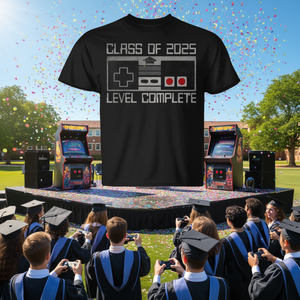 T-shirt de remise de diplôme pour seniors, classe de 2025, pour les gamers de jeux vidéo très expérimentés - Product Image 3