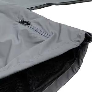 Conjuntos cortavientos para niños de alta calidad Panel de trabajo de talla grande cómodos chándales cortavientos para niños Conjuntos Casuales con logotipo - Product Image 3