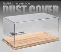 Boîte de présentation pour modèles de voitures à l'échelle 1:18 en acrylique Artful Cosmos, avec éclairage LED, transparente, anti-poussière, moderne, simple, pour collectionneurs