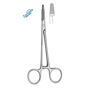 Porte-aiguilles Olsen-Hegar en acier inoxydable de haute qualité 23 cm Fabricant d'instruments chirurgicaux - Product Image 5