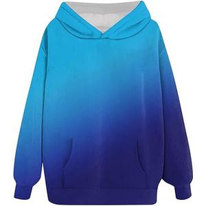 Fabricación personalizada de peso pesado sin cuerda pulóver Streetwear de gran tamaño suelto grueso Anti-pilling transpirable largo 100% algodón - Product Image 4