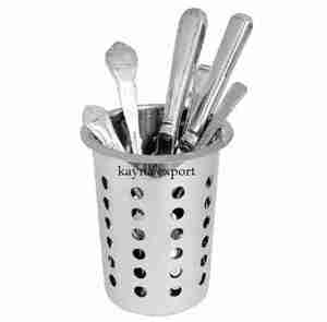 Porte-couverts en bois nouvellement lancé avec poignée en métal fini sur mesure pour la maison de cuisine et les fêtes en gros en vrac - Product Image 3