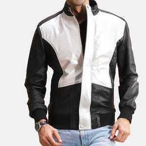 Meilleur matériau Veste de course de moto pour homme Col montant Saison d'hiver Différents modèles Prix raisonnable Fabriqué au Pakistan - Product Image 1