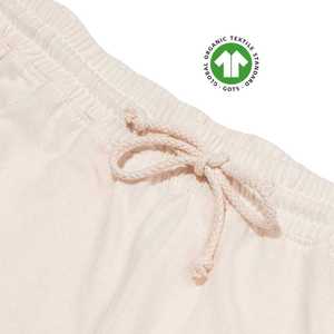 <b>Men</b> Organic Cotton Jogger Pants Natural 5.4 oz Jersey Breathable with <b>Stretch</b> Waistband and Ribbed Leg Cuffs - Product Image 2