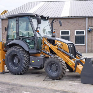 Mini Retroexcavadora CASE 4X4, Maquinaria de Construcción de Ingeniería, Excavadora Hidráulica, Cargadora, Máquina Integrada con Bomba de Ruedas - Product Image 4