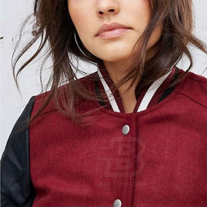Nouvelle arrivée de veste d'hiver Letterman pour femmes Design personnalisé veste Letterman pour femmes dernière conception veste Letterman pour femmes - Product Image 3