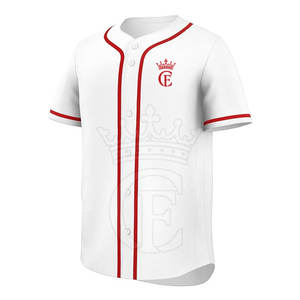 Camisetas de béisbol transpirables de diseño personalizado para hombre, camisetas lisas en blanco al por mayor - Product Image 2
