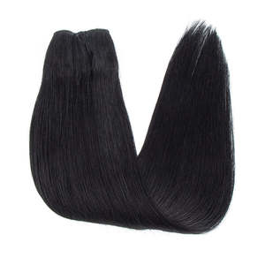 Extensions de cheveux Halo 30 pouces noir jais Remy en cheveux humains ondulés - Product Image 3