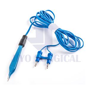 Fórceps de bayoneta bipolar de Venta caliente profesional 14cm, 16cm y 18cm-punta 1mm Cable Electro CE ISO certificado - Product Image 4