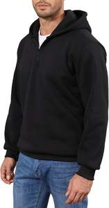 Sweat à capuche zippé pour homme, respirant, en molleton de coton et élasthanne 500g, pour l'hiver, style décontracté streetwear, vente en gros OEM en vrac - Product Image 4