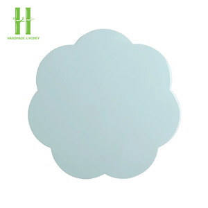 BEST SELLER Modern Minimalism Lacquer Scallop Coasters New Release Lacquer Floral Tea Cup Coasters From Vietnam - Product Image 5