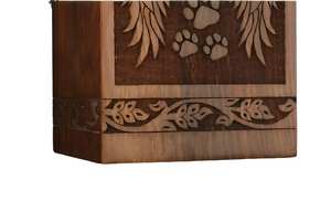 Handcrafted Rosewood Tree of Life Tree of Life Wooden <b>Box</b> Personalized Cremation <b>for</b> <b>Ashes</b> Large - Product Image 3