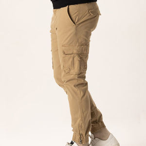 Pantalones Largos Casuales de Lona para Hombre, Ecológicos, Lavado Oscuro, Corte Holgado, con Cordón, Tallas Grandes, Multicolores, para Exteriores - Product Image 4