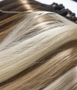 Greathairgroup Extensions de cheveux de qualité salon <span class=keywords><strong>Nouvelle</strong></span> conception Remy Cuticule alignée Européenne pour cheveux teints Technologie verte - Product Image 3