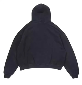 Jersey de invierno de algodón de 480gsm para hombre, Sudadera CON CAPUCHA DE CALIDAD 100% algodón cálido polar bordado Technics cuello con capucha sólido - Product Image 5