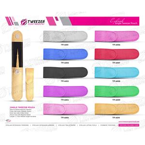 Pochette pour pinces à cils avec bouton magnétique, design personnalisé, étiquette privée, pinces à cils à 45 degrés - Product Image 6