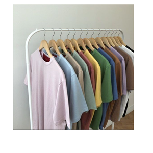 Haute qualité hommes grande taille T-Shirt 100% coton lourd luxe goutte épaule décontracté impression Style blanc T-Shirt exportation de BD - Product Image 3