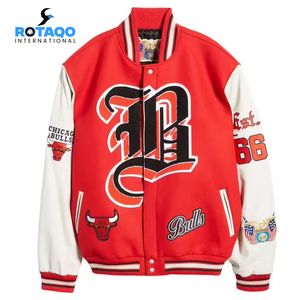 Veste de baseball Decrum pour hommes - Style bomber de lycée, vestes universitaires pour hommes - Product Image 1