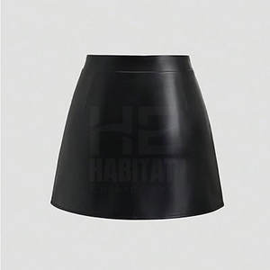 Fabrication pakistanaise, jupes en cuir véritable pour femmes, tissu doux et respirant, parfait pour les occasions formelles - Product Image 2