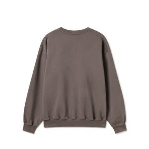 Sweat-shirts unisexes en coton French Terry sans capuche, logo personnalisé, sweat-shirts amples et discrets - Product Image 6