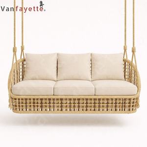 Двухместные садовые качели-гамак, двухместное подвесное кресло-качели, двухместный садовый шезлонг - Product Image 6