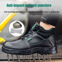 Offre Spéciale chaussures de sécurité de haute qualité pour hommes chaussures de sécurité noires orteil chaussures de sécurité orteil anti-dérapant sûr acier coton tissu unisexe
