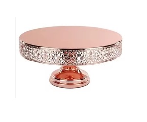 Modern <b>Vintage</b> Round <b>Cake</b> <b>Stand</b> with Black Color Metal Server for Decor Factory Direct From Manufacturer - Product Image 6