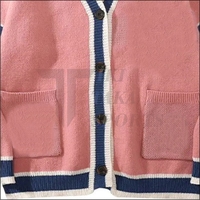 Cardigan en laine/nylon Tiki Taka Sports University pour homme, vêtement décontracté, design Varsity, col en V, décoration boutonnée, hiver