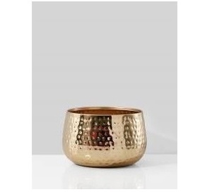 Jarrón Dorado Decorativo para Mesa de Boda con Diseño Martillado, Ligero, de Metal, para Arreglos Florales - Product Image 5